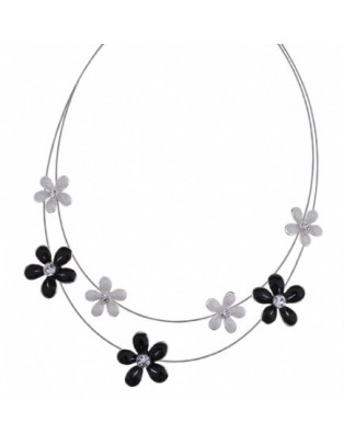 Collier fleurs