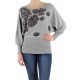 Pull chauve-souris fleurs Ciao Milano