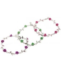 Bracelet fantaisie roses