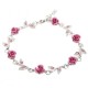 Bracelet fantaisie roses