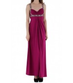 Robe de soirée longue fushia