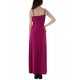 Robe de soirée longue fushia