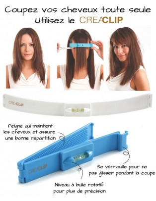 Kit Creaclip pour se couper les cheveux soi même