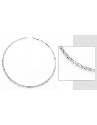 Collier raz du cou strass